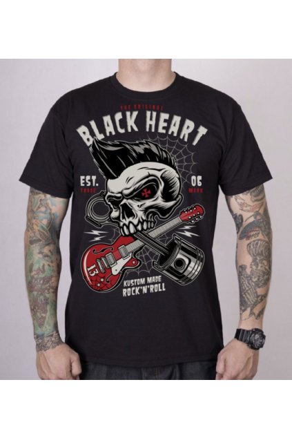 Pánské triko Black Heart ROCKABILLY REBEL