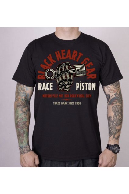 Pánské triko Black Heart RACE PISTON