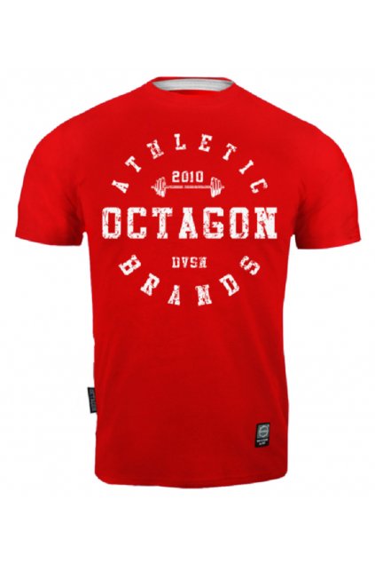 PÁNSKÉ TRIKO OCTAGON Athletic Brands red