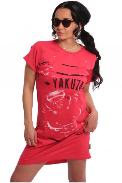 Dámské šaty Yakuza  Drop 18129 rose red