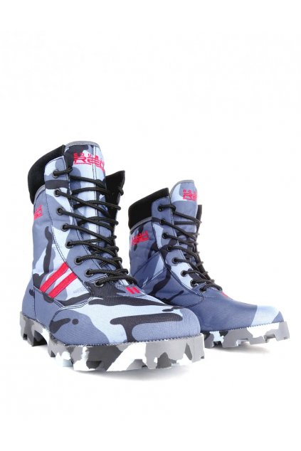 Boty Red Jungle Black/Blue Camo obr1