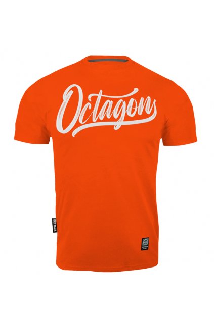 Pánská triko  OCTAGON Retro orange