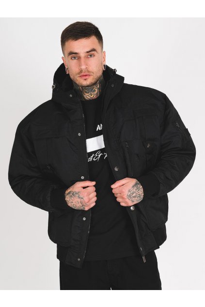 amstaff conex winterjacke 20 blank black