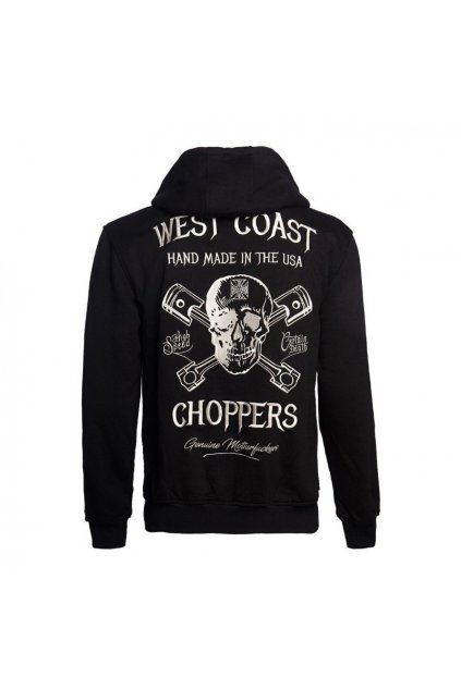 west coast choppers mikina wcc high speed zip hoody