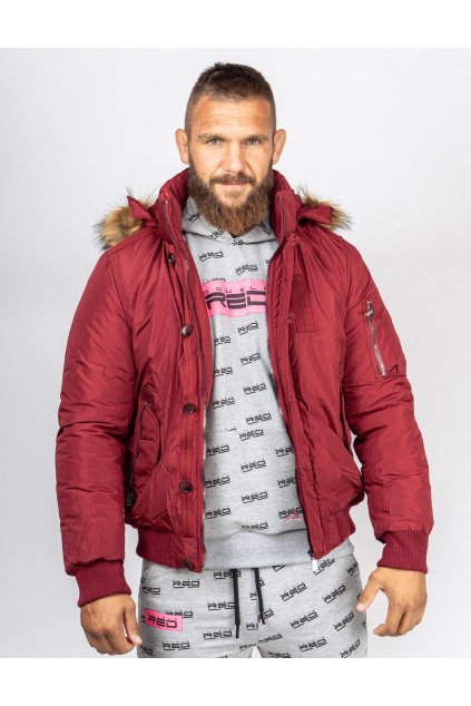 aviator fly jacket bordeaux