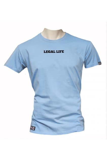 Pánské triko LEGAL LIFE Basic LA Sky Blue