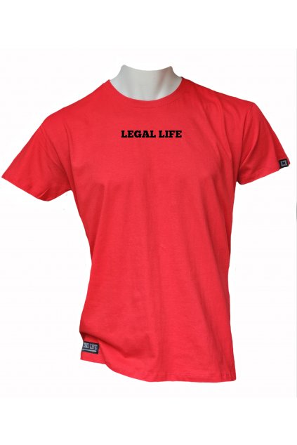 Pánské triko LEGAL LIFE Basic LA Red