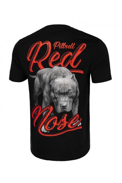 pitbull west coast panske triko red nose 23 cerne s (1)