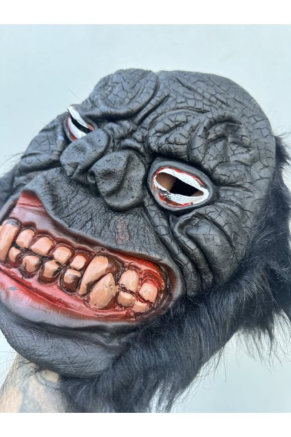 Gumová maska přes hlavu Opičák
