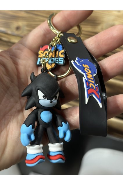 Stylová klíčenka Sonic black