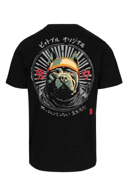 pitbull west coast panske triko mt fuji cerne s