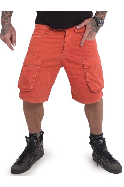 Pánské Yakuza Kraťasy Cargo Shorts CSB 16049 ribbon red