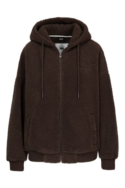 pitbull west coast damska kpz mikina daisy tmave hneda xs s