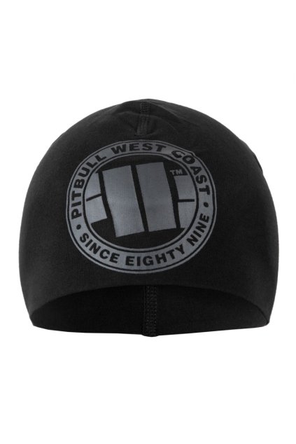 pitbull west coast zimni cepice big logo cernocerna (1)