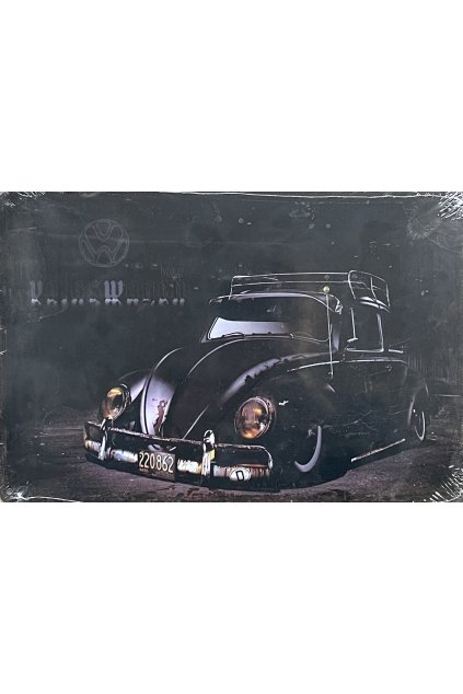 Plechová cedule VW Beetle tuning 20x30cm
