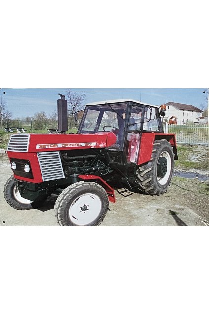 Plechová cedule Zetor Crystal 20x30cm