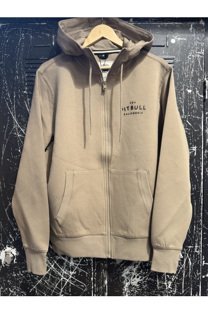 PitBull West Coast - pánská SWJ mikina SAMPSON hnědá