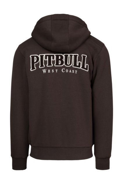 pitbull west coast panska kpz mikina ruffin detroit tmave hneda s (1)