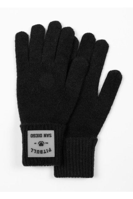 pitbull west coast damske zimni rukavice love pb cerne