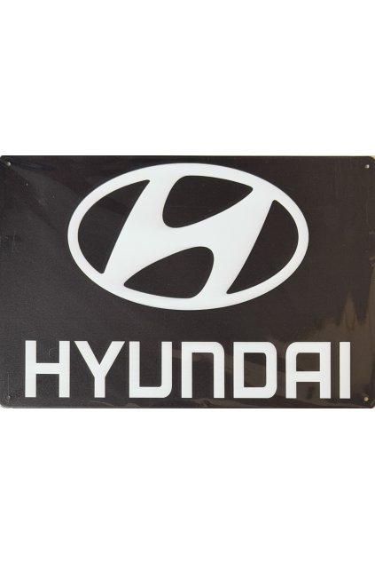 Plechová cedule Hyundai 20x30cm