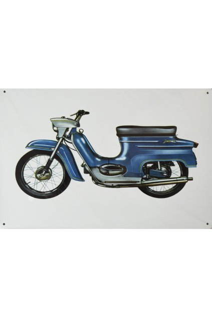 Plechová cedule JAWA 555 20x30cm