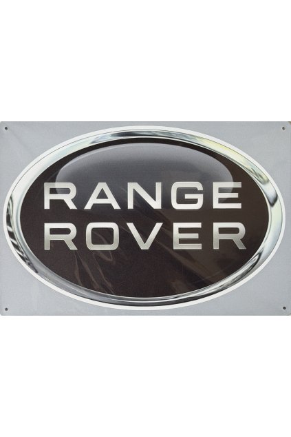 Plechová cedule Range Rover 20x30cm