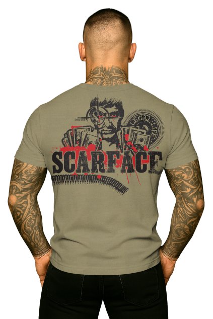 scarface back khaki