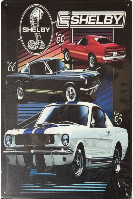 Plechová cedule Shelby 20x30cm