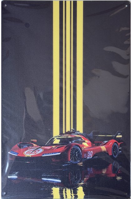 Plechová cedule Ferrari 499 20x30cm