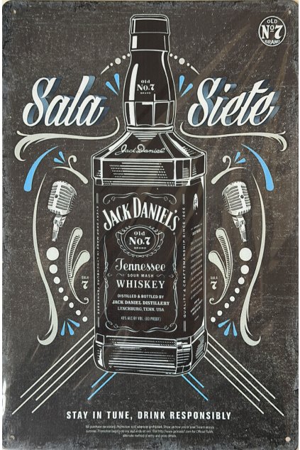 Plechová cedule JACK 20x30cm