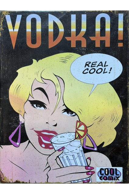 Plechová cedule Garage OPEN 24 30x40cm