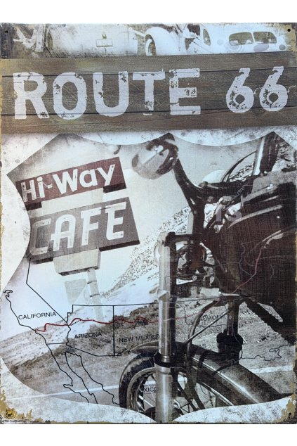 Plechová cedule Garage OPEN 24 30x40cm