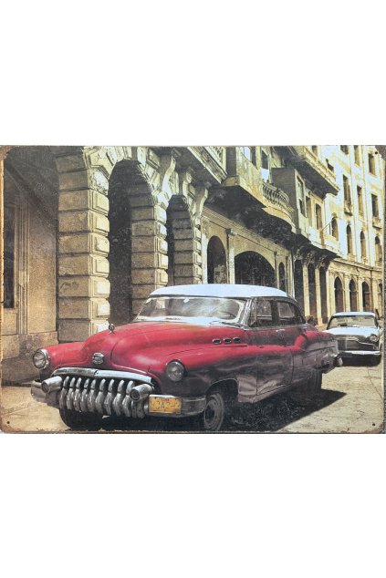Plechová cedule Havana 30x40cm