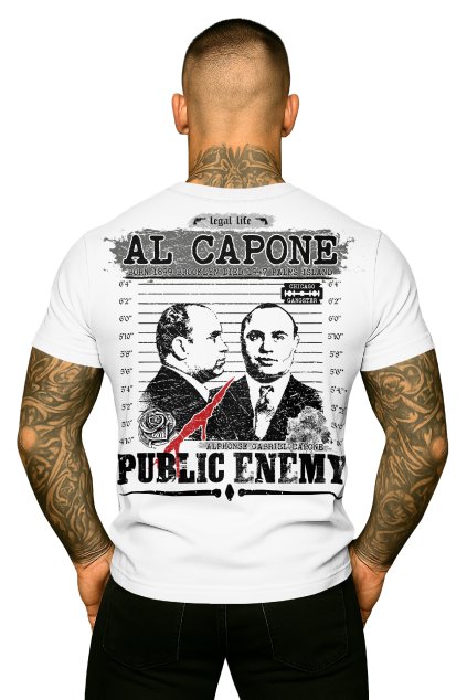 Capone white back