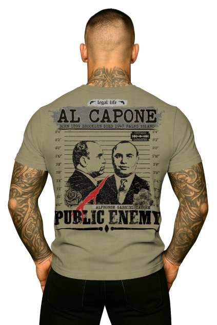 Capone khaki back