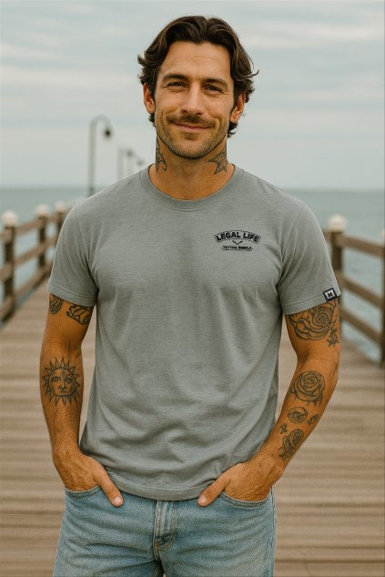 LL TATTOO REBELS OLIVE GREY