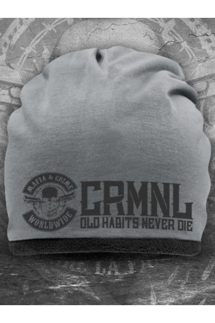 Kulich Mütze Mafia & Crime CRMNL grau