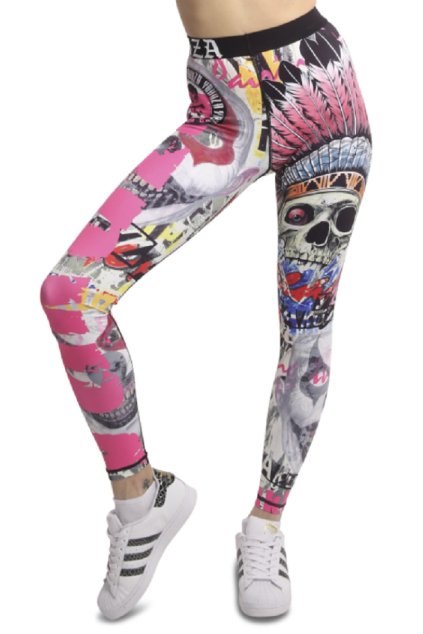 Yakuza dámské legíny 80. legíny LEB 18112 barevná