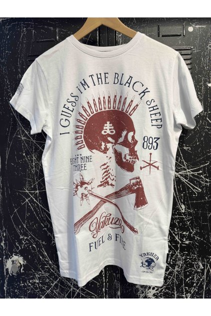 Pánské triko Yakuza Black sheep 15029 white