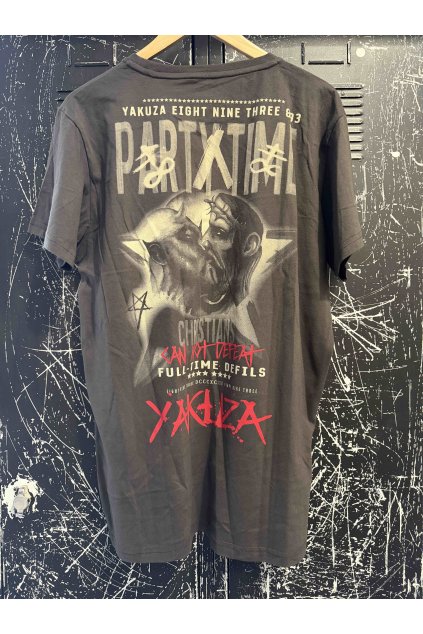 Pánské triko Yakuza Party Time 15025 turkish coffee