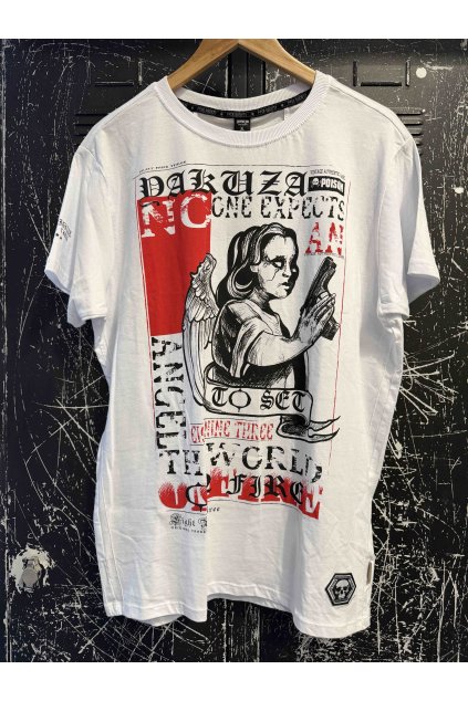 Pánské triko Yakuza No one 12001 white