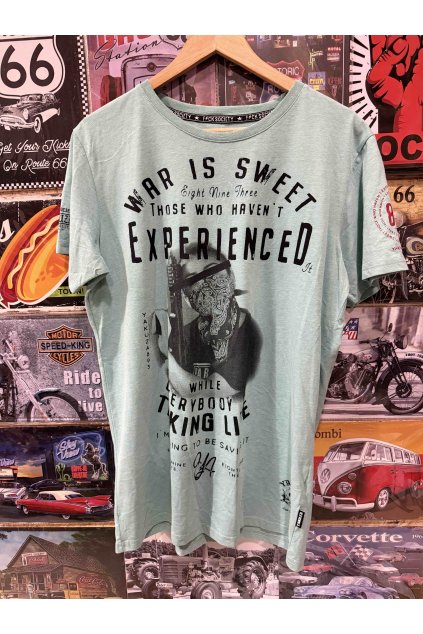 Pánské triko Yakuza Sweet War 15018 tyrkys