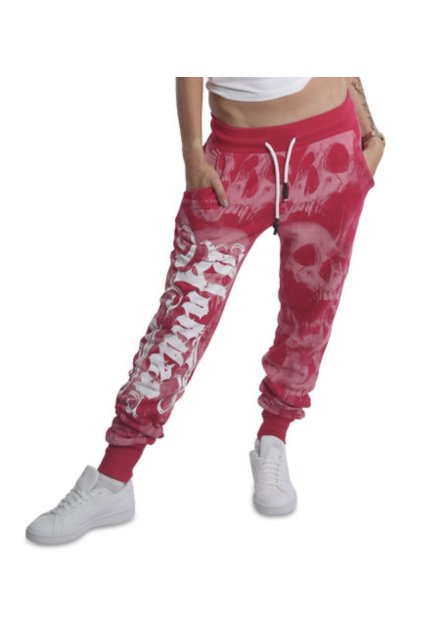 Dámské tepláky JOHB 19119 rose Red