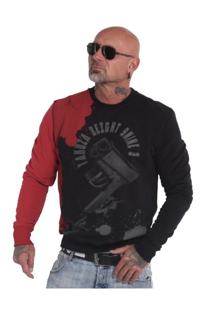 Pánská mikina bez kapuce Yakuza PB 18010 red