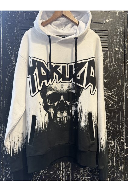 Pánská mikina bez kapuce Yakuza HOB 17003 white