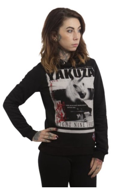 Dámská mikina Yakuza GHOB 13104 black