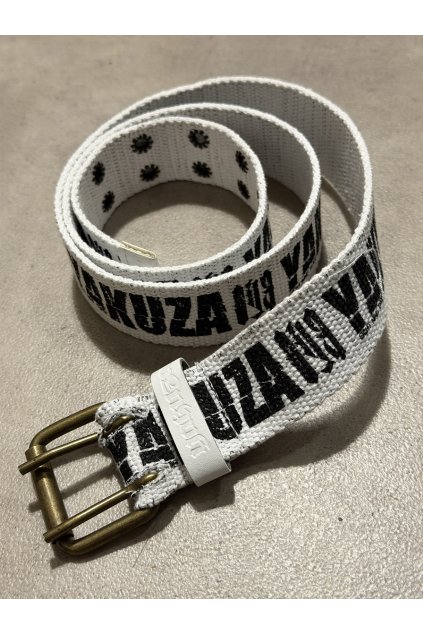 Yakuza pásek F*ck society GB-8206 bone white
