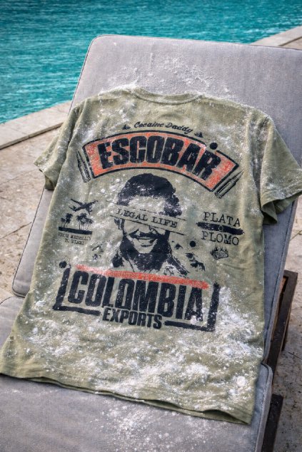 Pánské triko LEGAL LIFE Escobar khaki