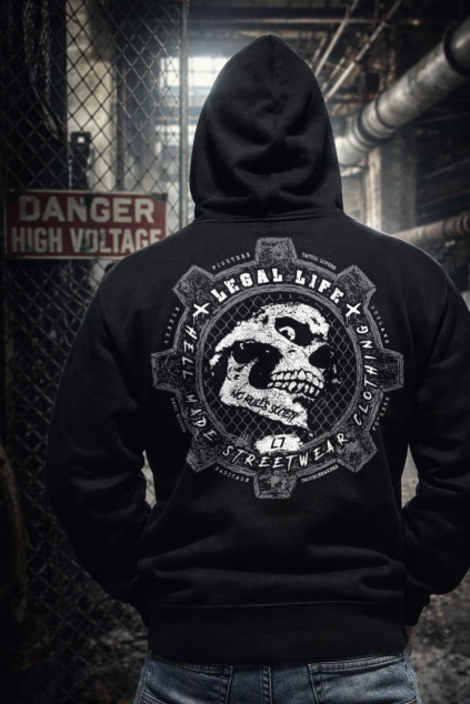Hell Hoodie Black Back