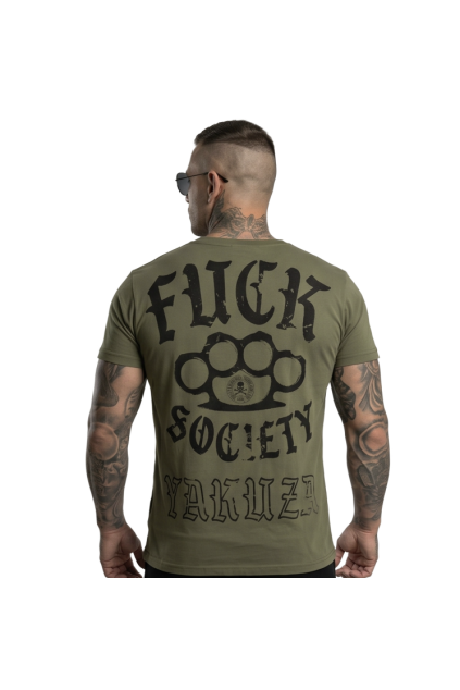 Pánské triko Yakuza FS Knuckles Regular 28036 grape leaf
